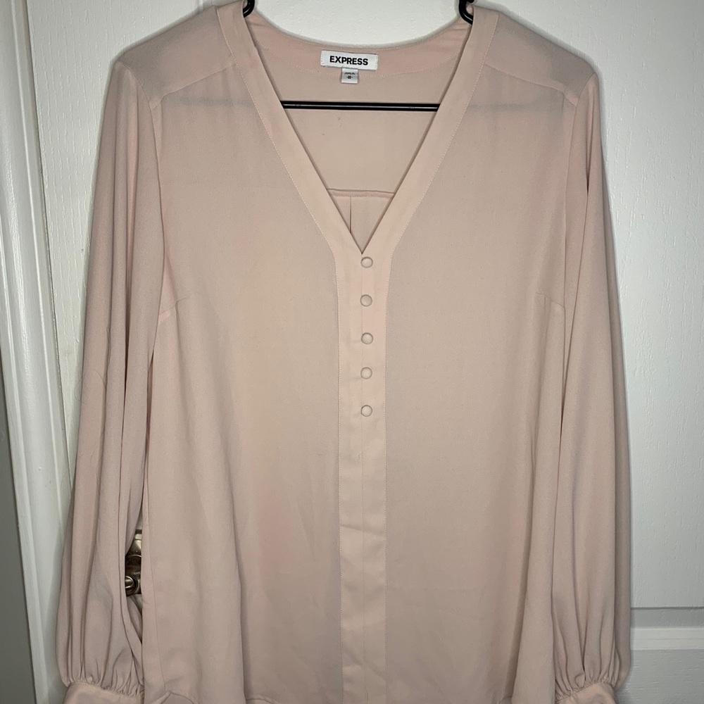 Express blush blouse
